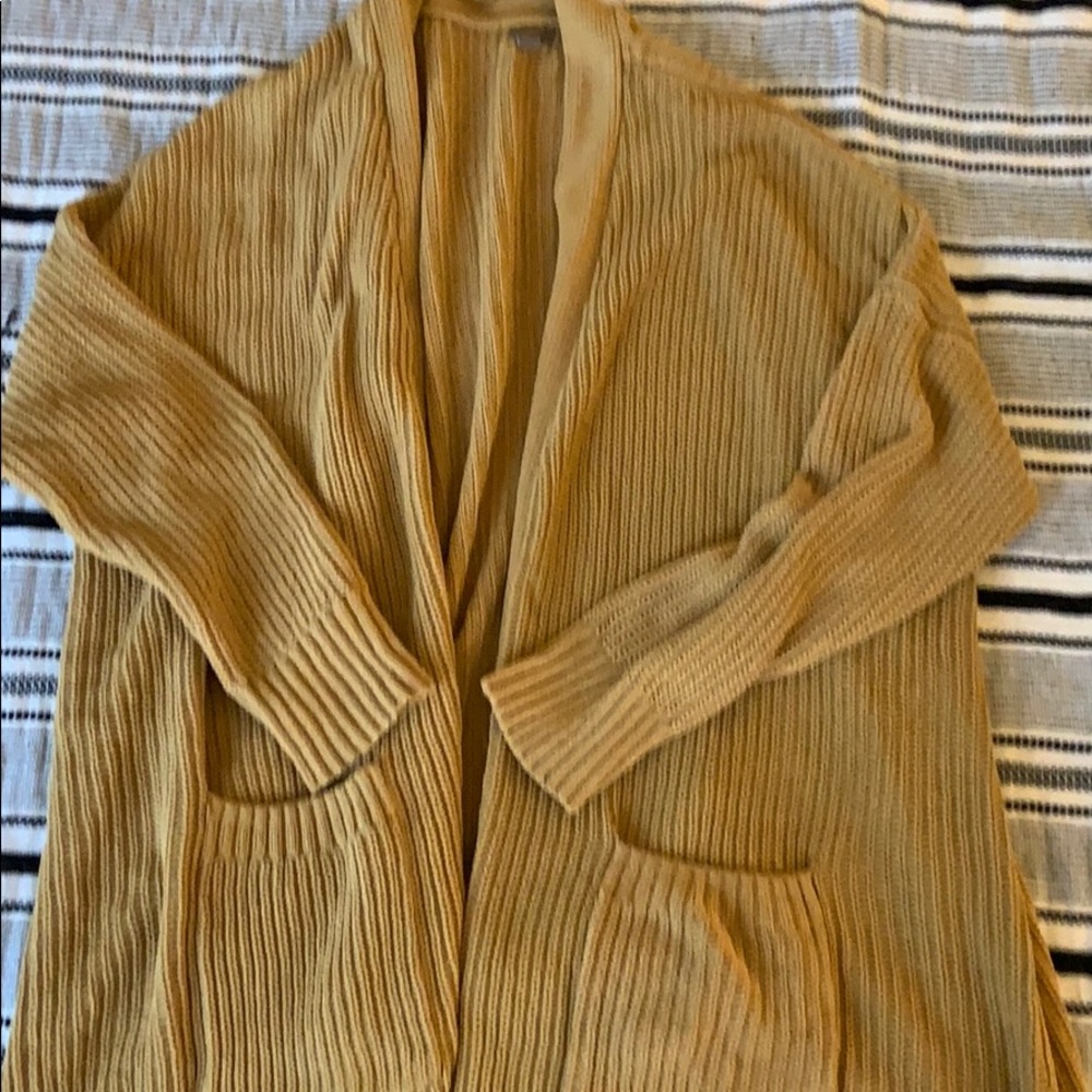 Yellow Aerie Cardigan